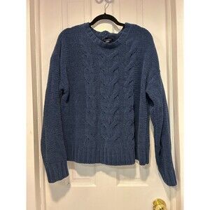 American Eagle Chenille Navy Sweater